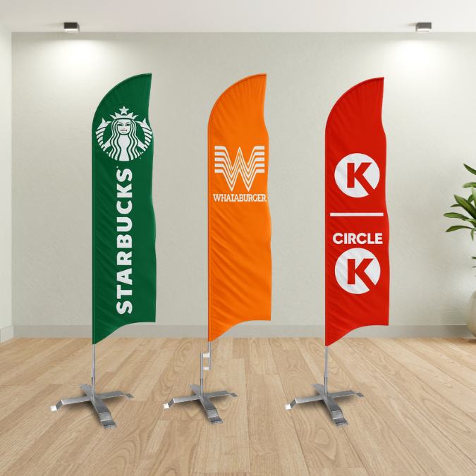 Double Sided Feather Flags