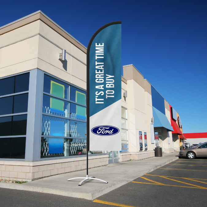 Double Sided Feather Flags