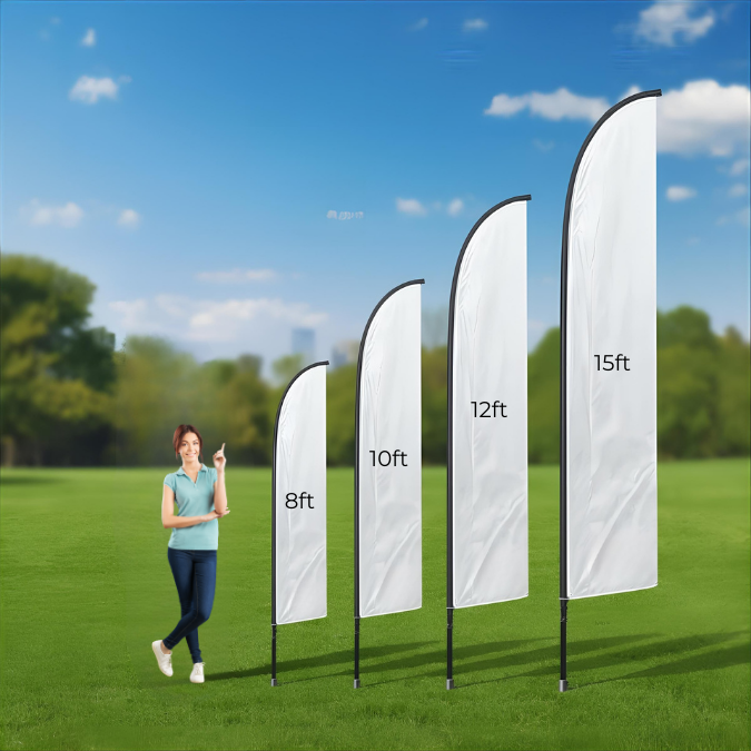 Double Sided Feather Flags