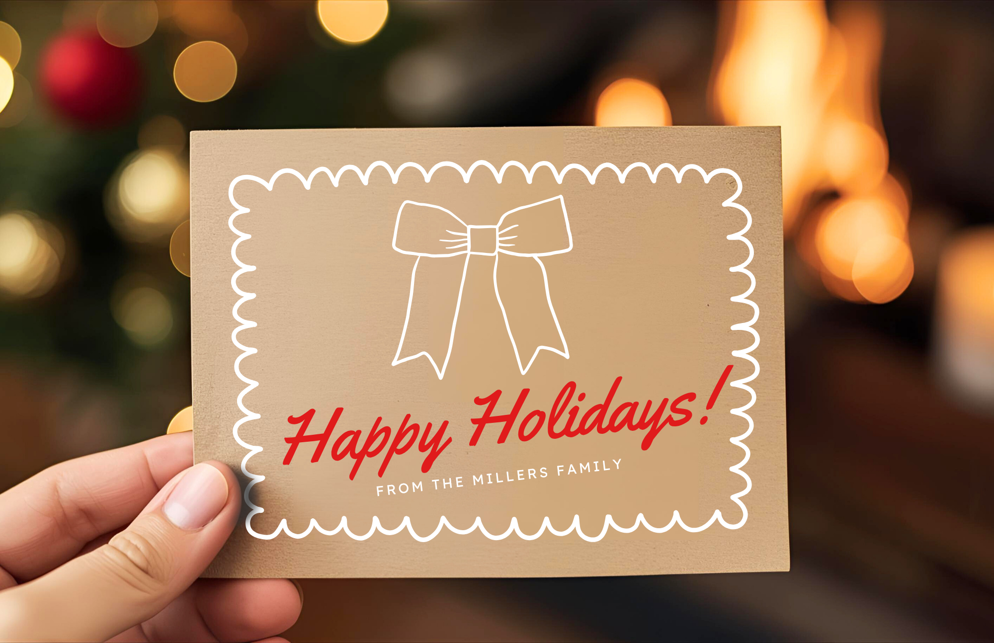 Kraft Paper Greeting Cards