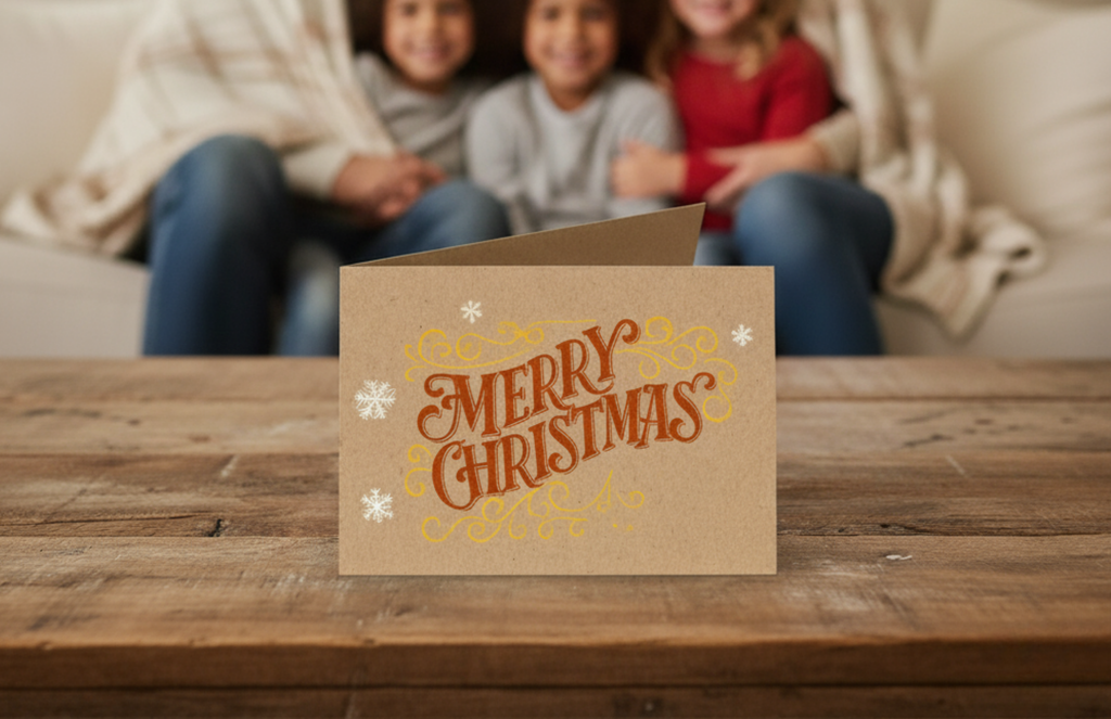 Kraft Paper Greeting Cards